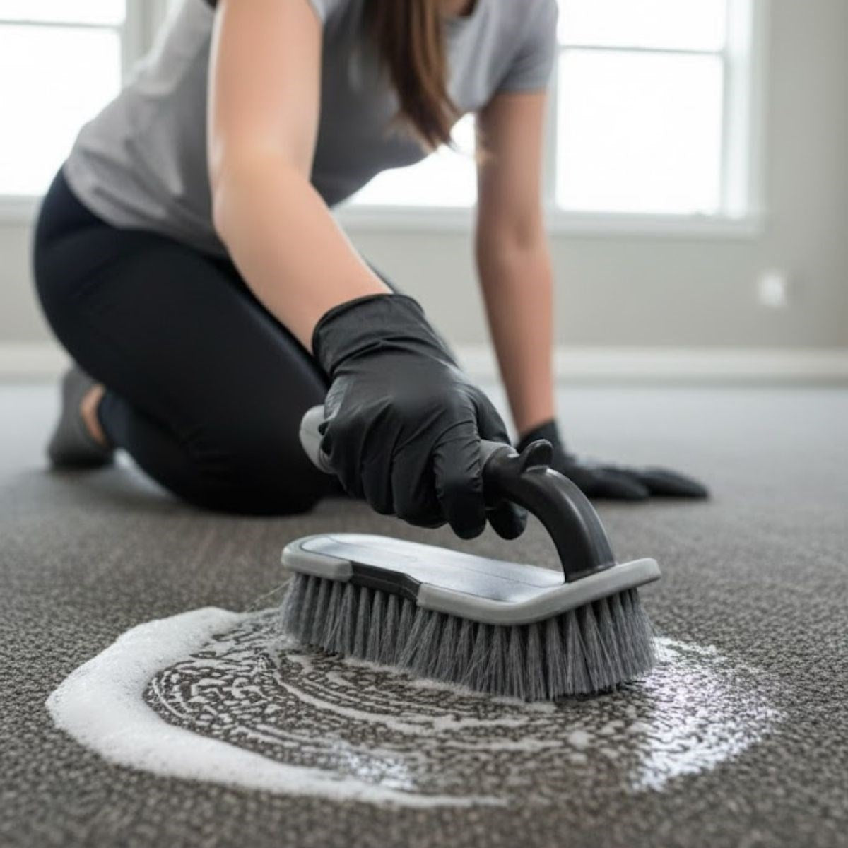 Saplı Halı, Koltuk ve Araç Temizlik Fırçası – Çok Amaçlı İç & Dış Oto, Ev ve Ofis Kullanımı İçin Ergonomik Temizlik Aparatı