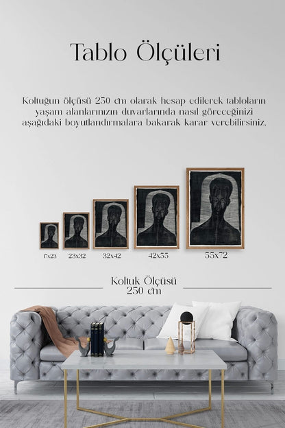 Samuel Jessurun Ahşap Çerçeveli Tablo 50 x 70