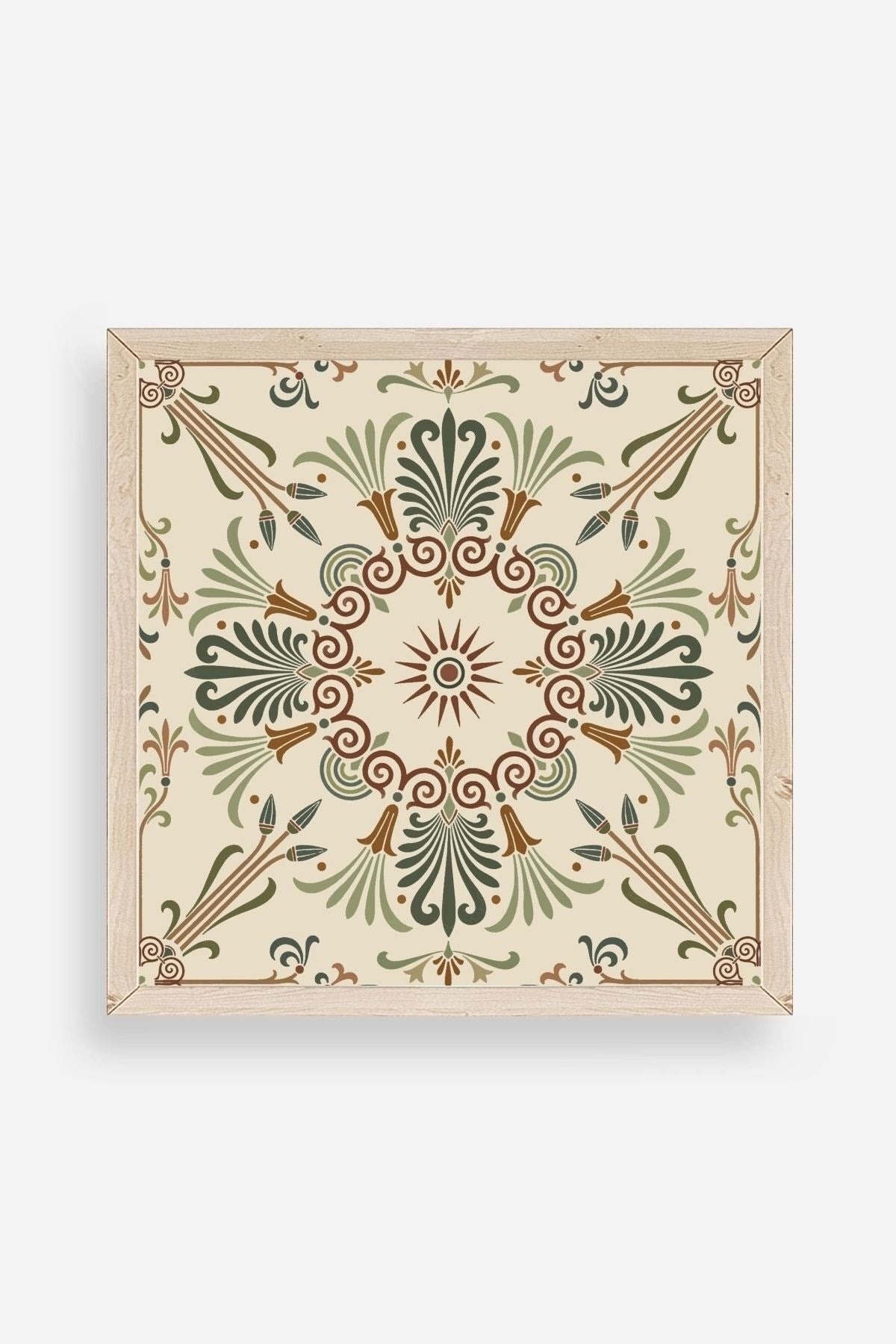 Motif Ahşap Çerçeveli Tablo 50 x 50