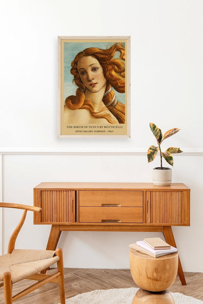 Kadın Ahşap Çerçeveli Tablo 17 x 23