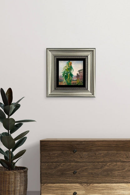 Van Gogh Çerçeveli Taş Tablo 20 cm