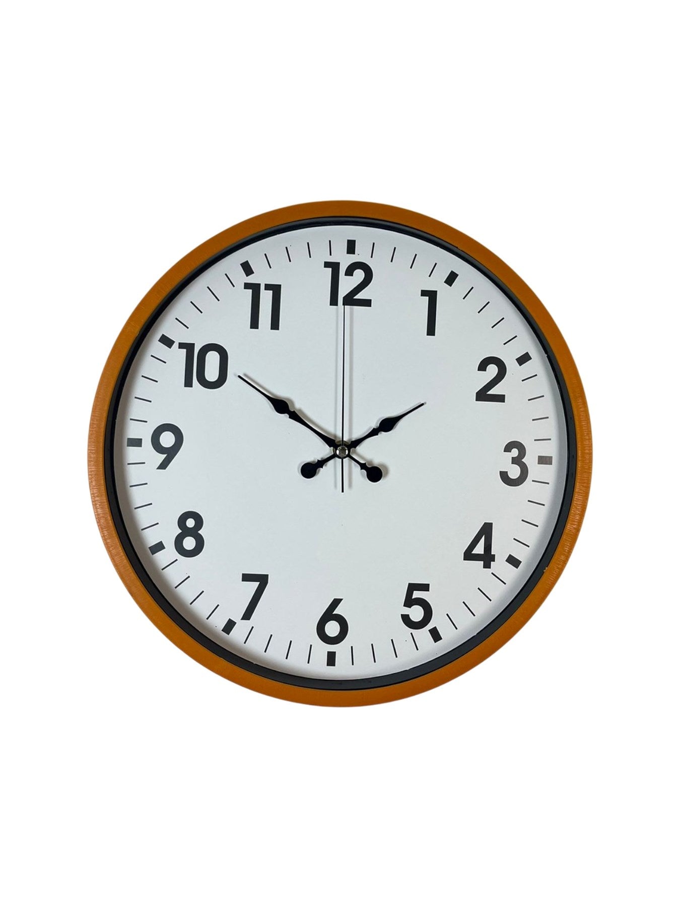 Zentime 36 Cm Turuncu Dekoratif Duvar Saati