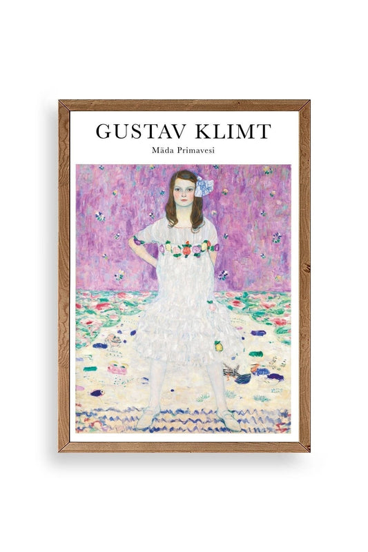 Gustav Klimt Ahşap Çerçeveli Tablo 17 x 23
