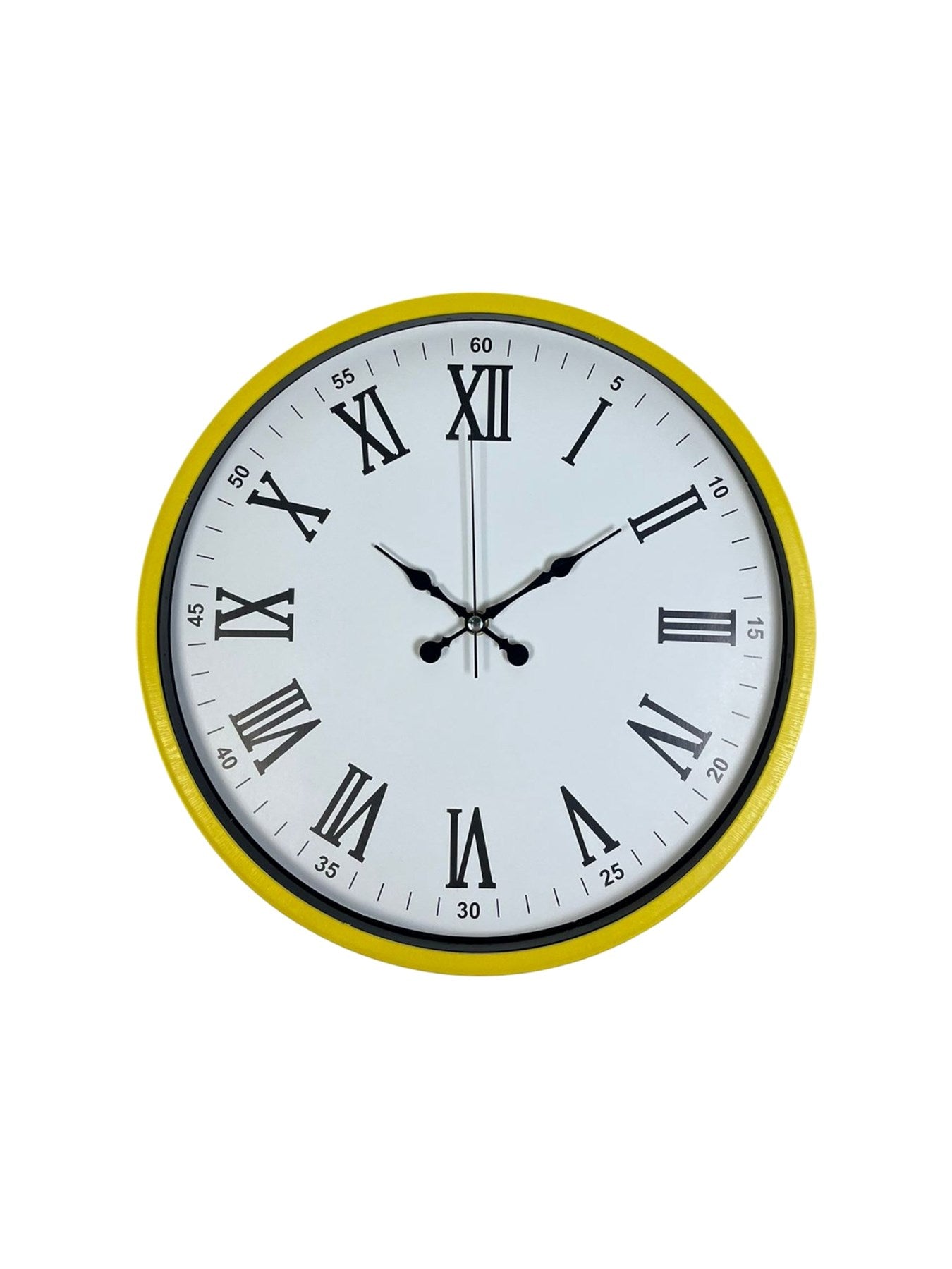 Zentime 36 Cm Sarı Dekoratif Duvar Saati