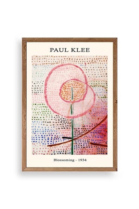 Paul Klee Ahşap Çerçeveli Tablo 30 x 42