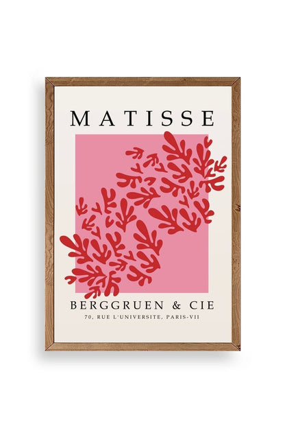 Çiçek Ahşap Çerçeveli Tablo 17 x 23