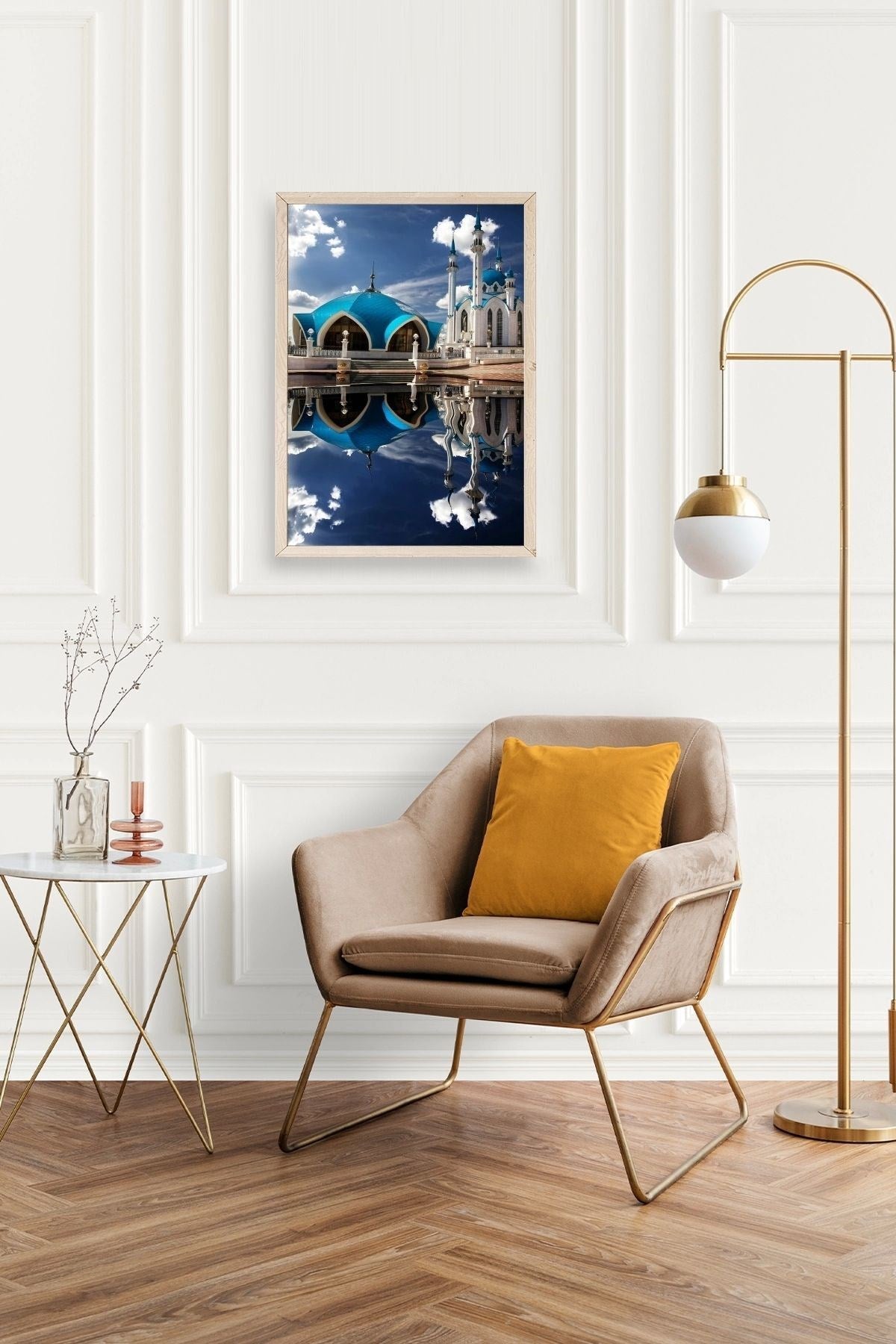 Kabe Camii Ahşap Çerçeveli Tablo 30 x 42