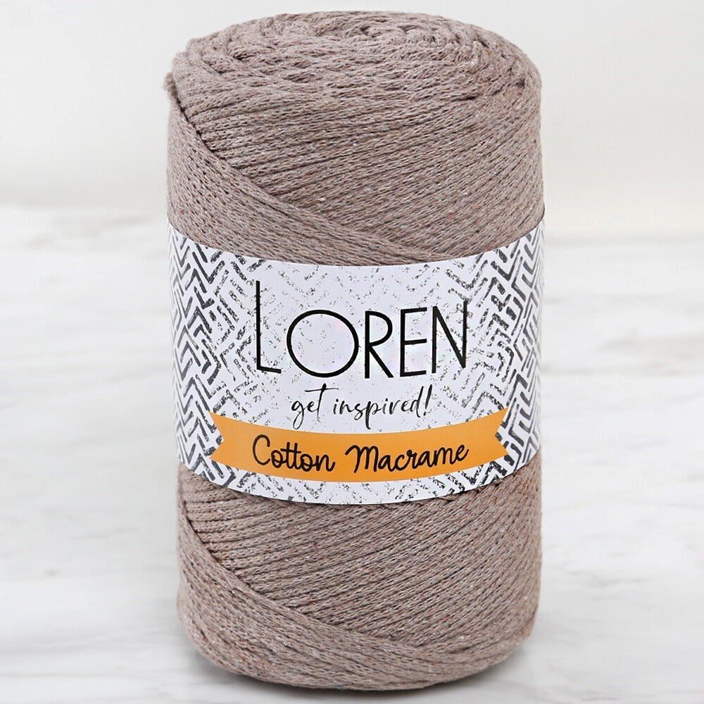 Loren Cotton Macrame Bej - R143 - 34365