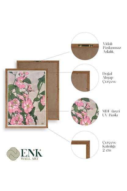 H. B. O. Ahşap Çerçeveli Tablo 30 x 42