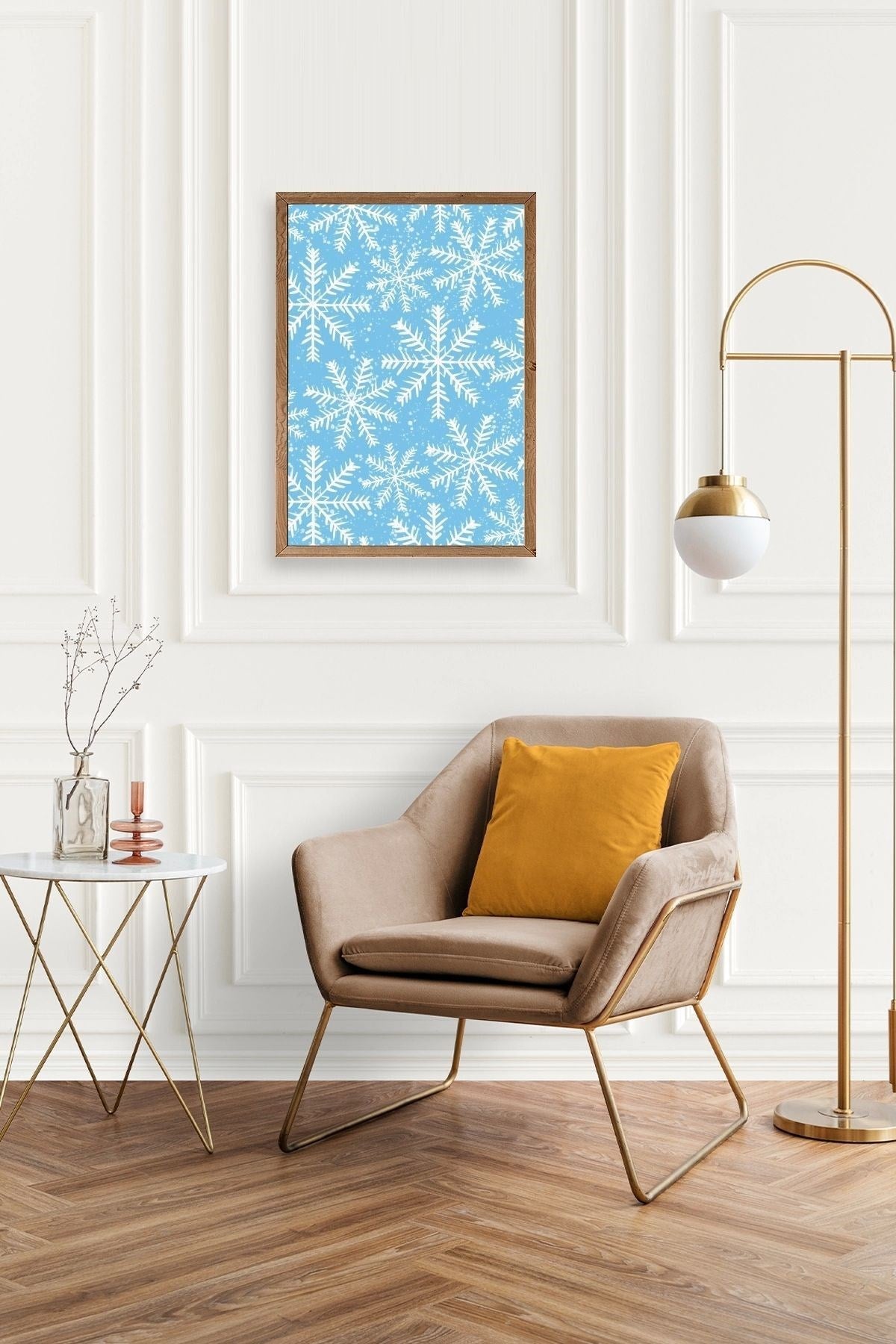 Kartopu Ahşap Çerçeveli Tablo 23 x 30