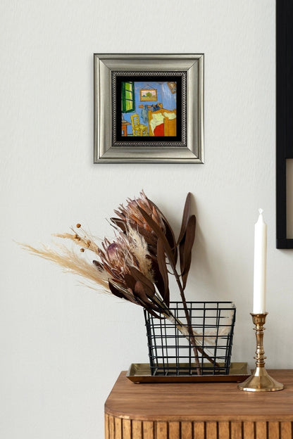 Van Gogh Çerçeveli Taş Tablo 20 cm