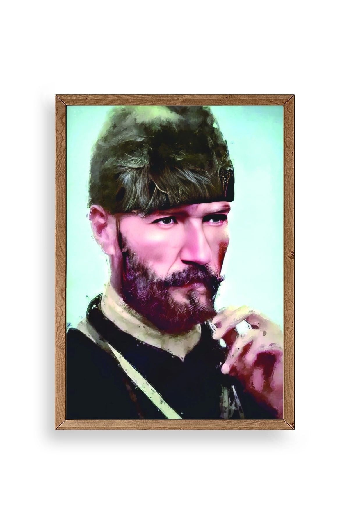 Atatürk Ahşap Çerçeveli Tablo 30 x 42