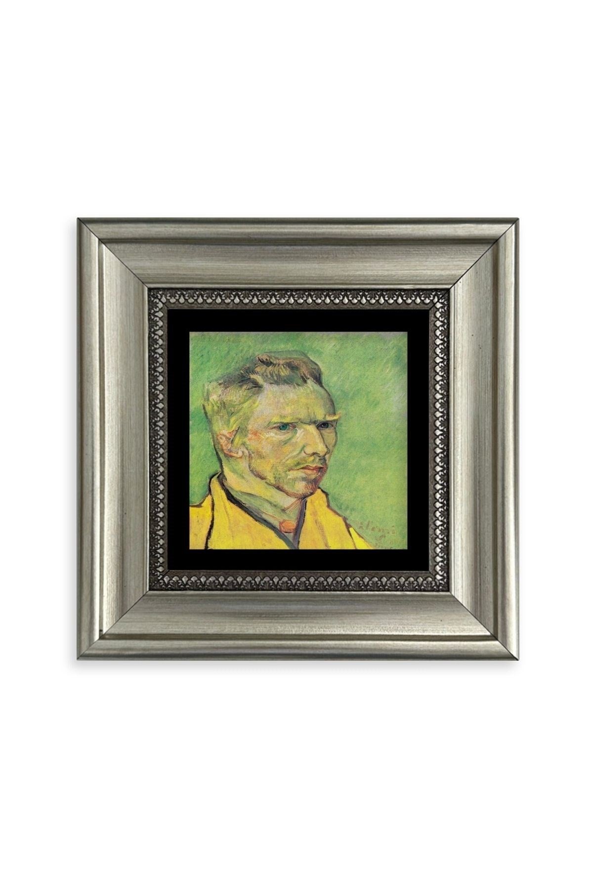 Van Gogh Çerçeveli Taş Tablo 20 cm