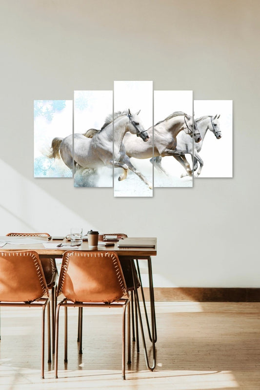 Atlar 5 Parçalı Mdf Tablo 60 x 100