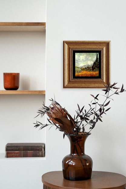 Gustav Klimpt Çerçeveli Taş Tablo 20 cm