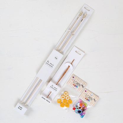 La Mia Mercerized Cotton Kehribar Seti