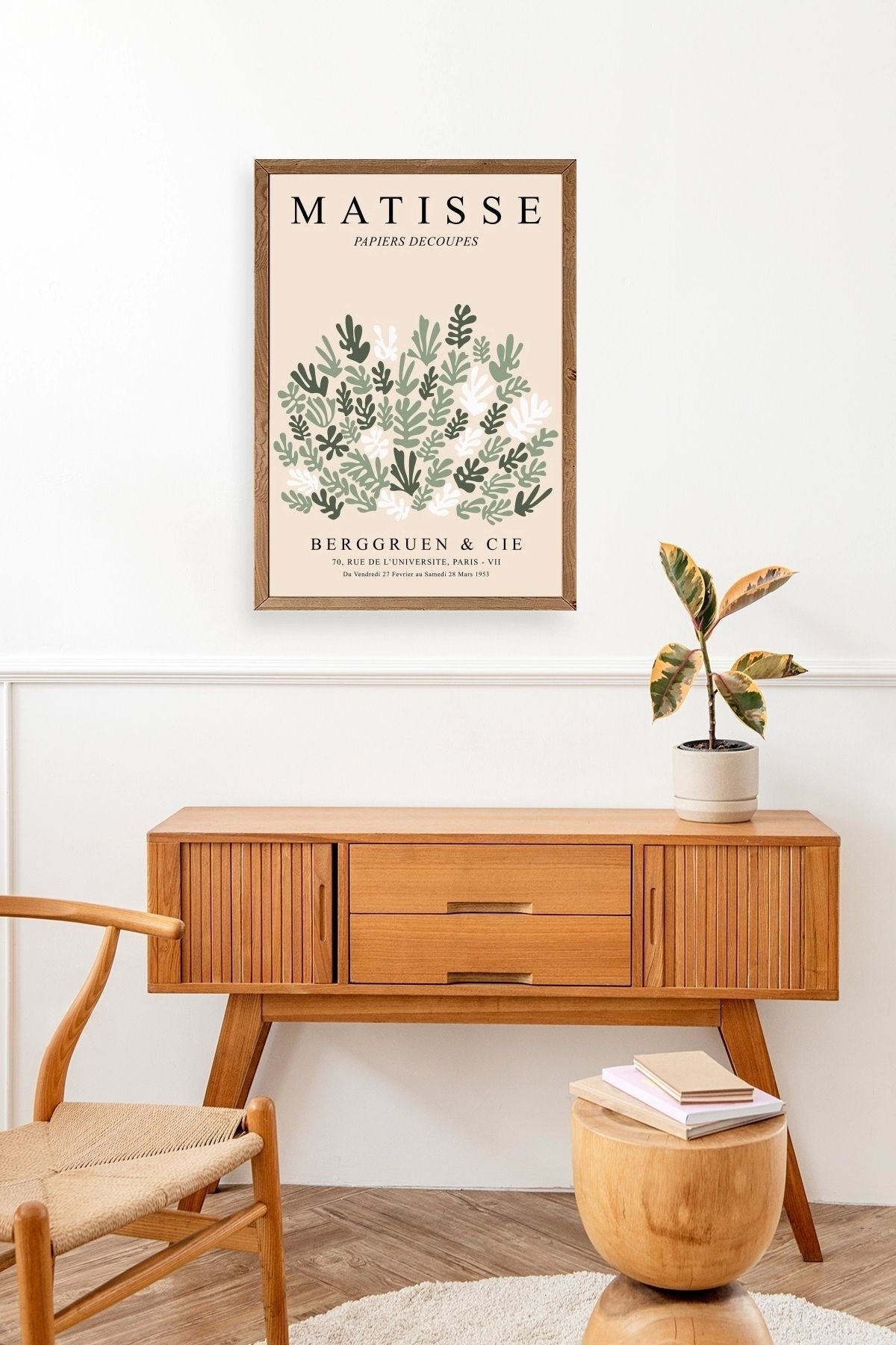 Matisse Ahşap Çerçeveli Tablo 17 x 23