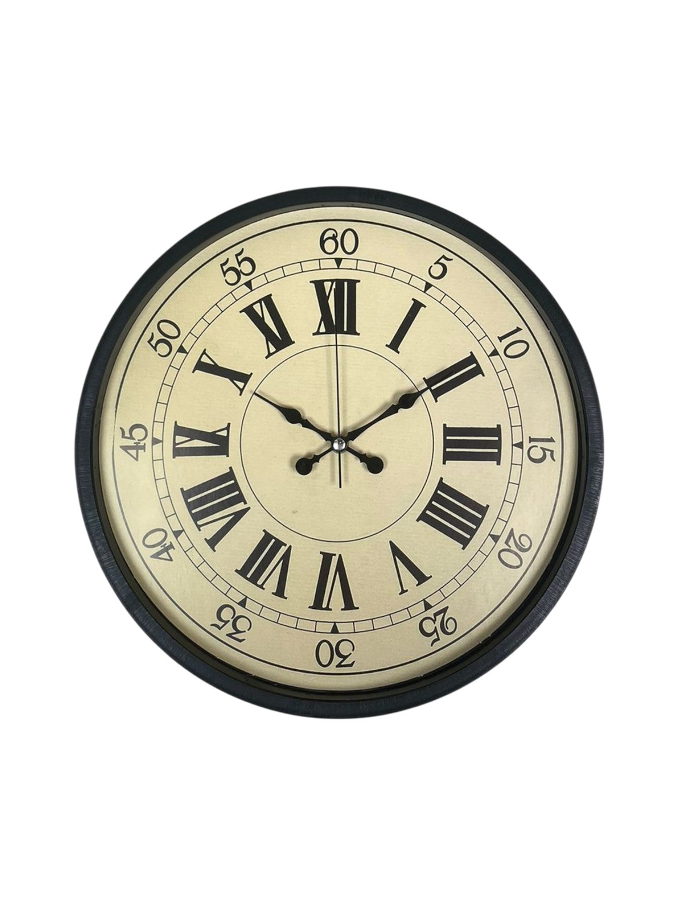 Zentime 36 Cm Siyah Dekoratif Duvar Saati