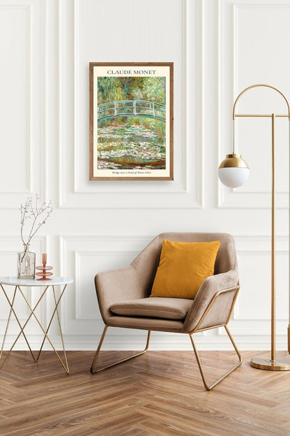 Claude Monet Ahşap Çerçeveli Tablo 23 x 30