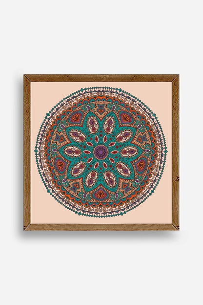 Motif Ahşap Çerçeveli Tablo 50 x 50