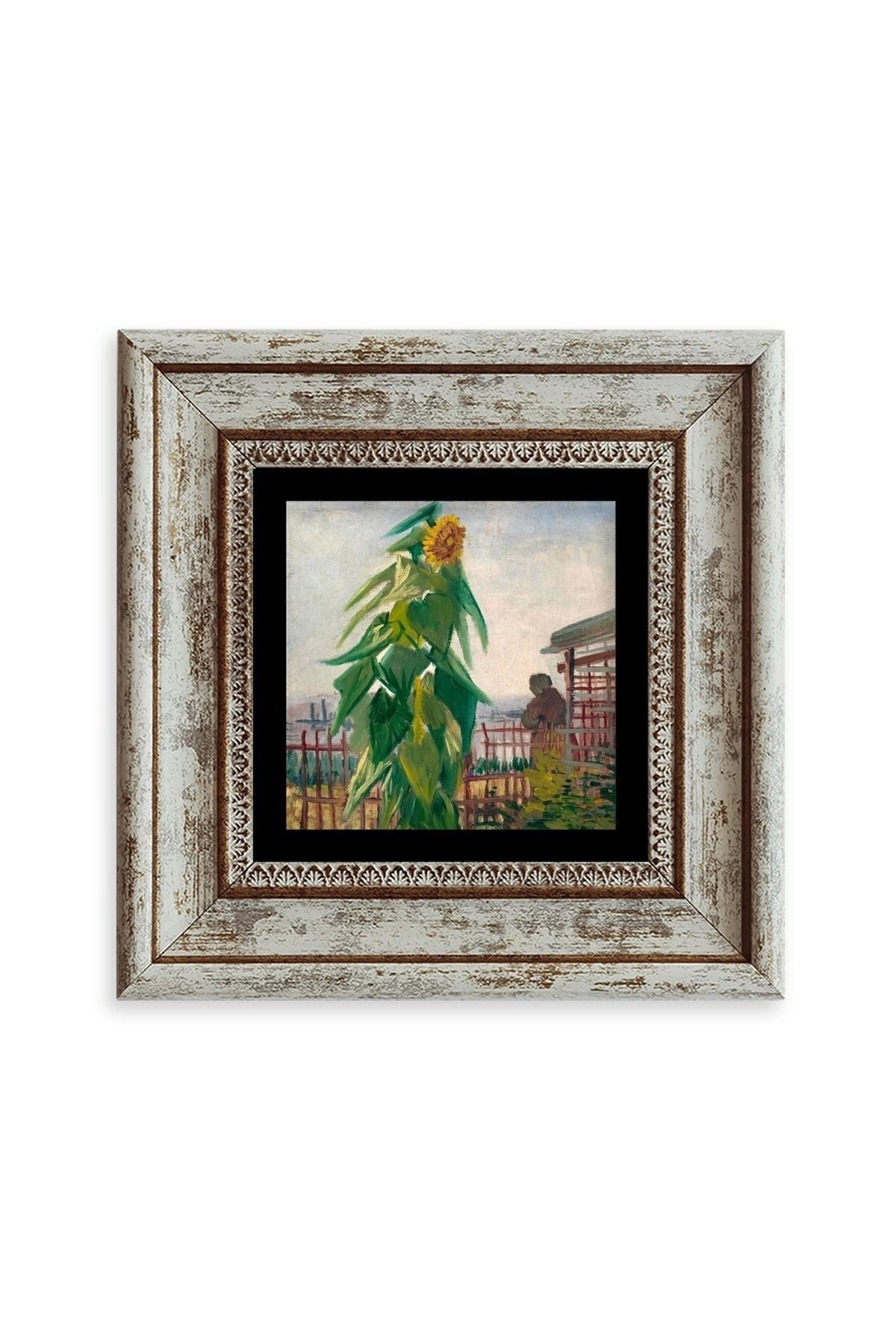 Van Gogh Çerçeveli Taş Tablo 20 cm