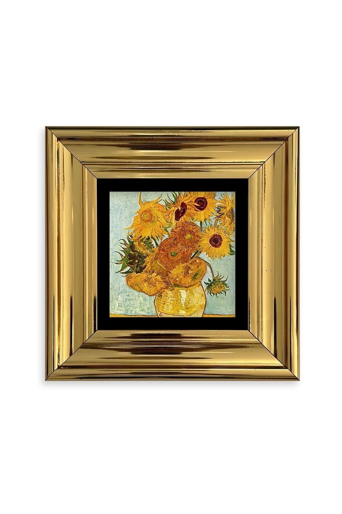 Van Gogh Çerçeveli Taş Tablo 20 cm