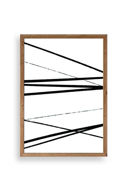 Modern Ahşap Çerçeveli Tablo 23 x 30