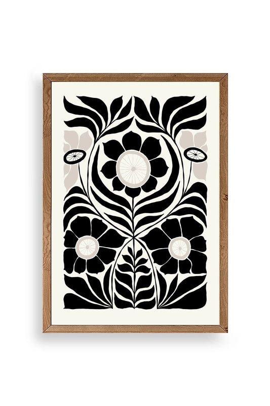 Desen Ahşap Çerçeveli Tablo 17 x 23