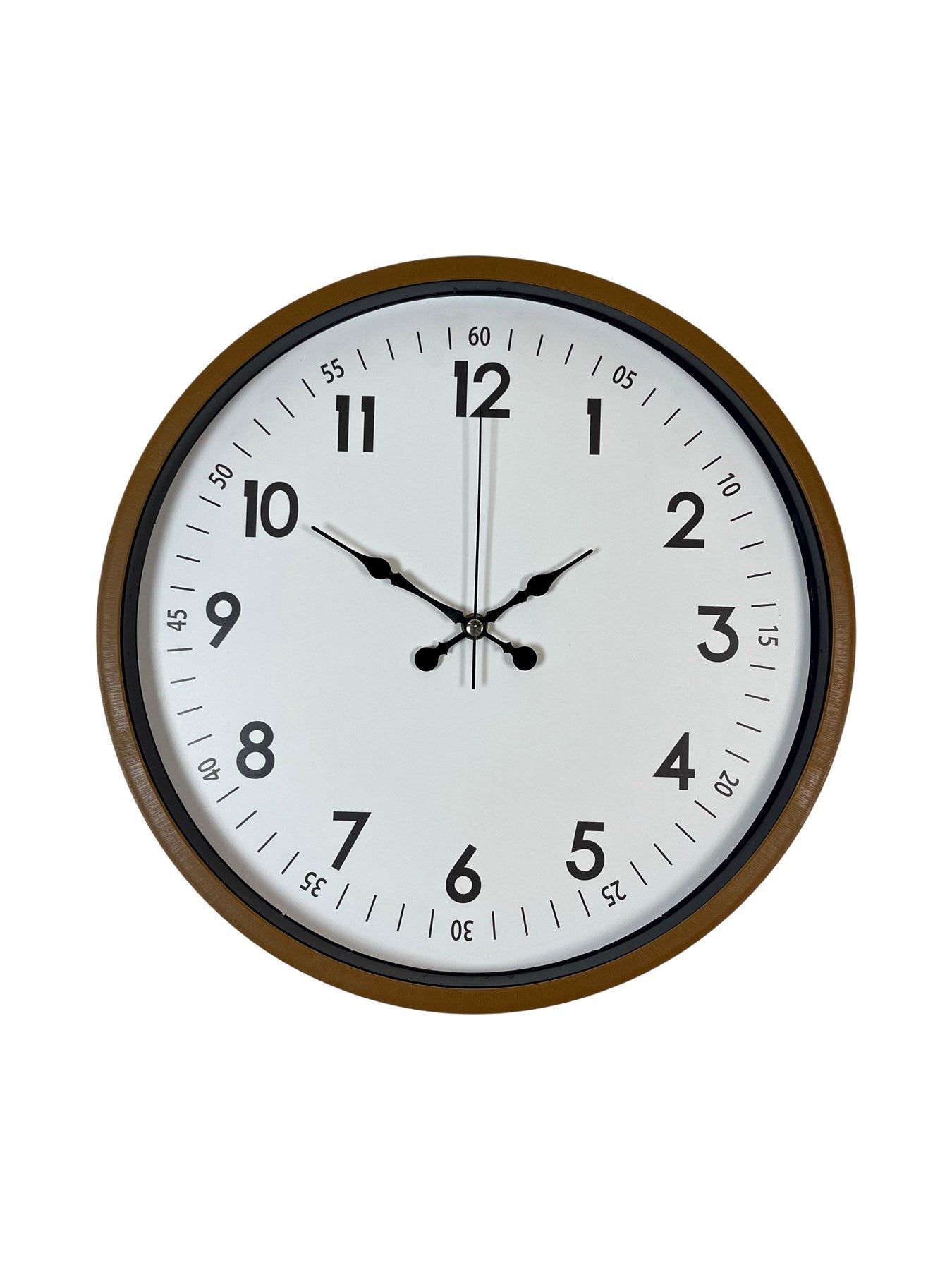 Zentime 36 Cm Kahverengi Dekoratif Duvar Saati