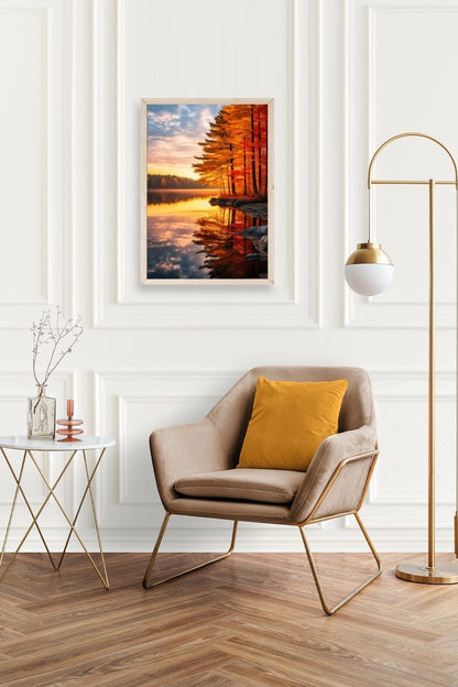 Manzara Ahşap Çerçeveli Tablo 50 x 70