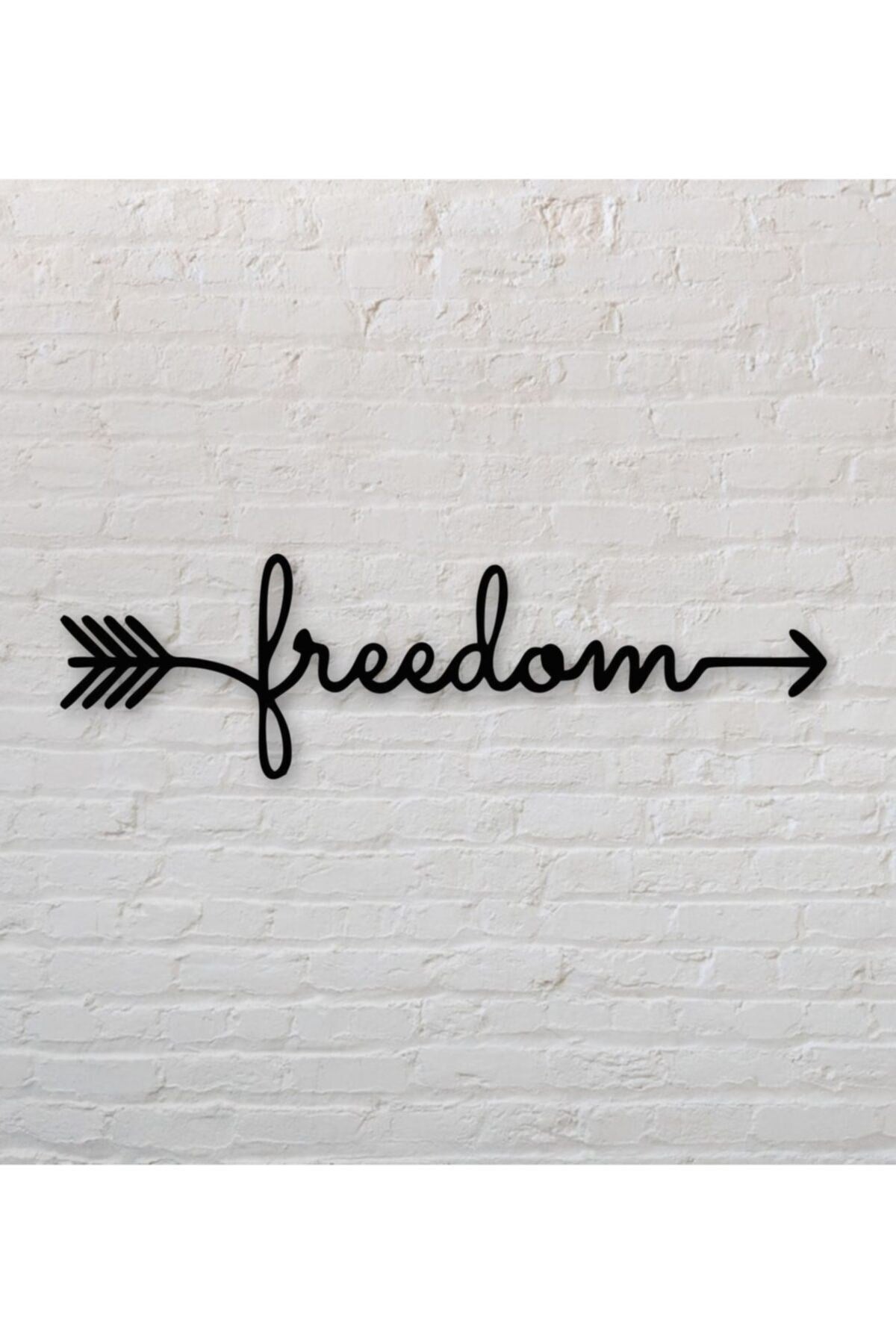 Lazer Kesim Ahşap Duvar Dekoru Freedom 40 x 40