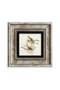 Yabani Dal Serçe Çerçeveli Taş Tablo 20 cm