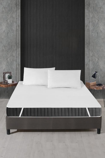 Alez Pamuklu Dört Köşe Lastik Yatak Koruyucu 100*200 cm