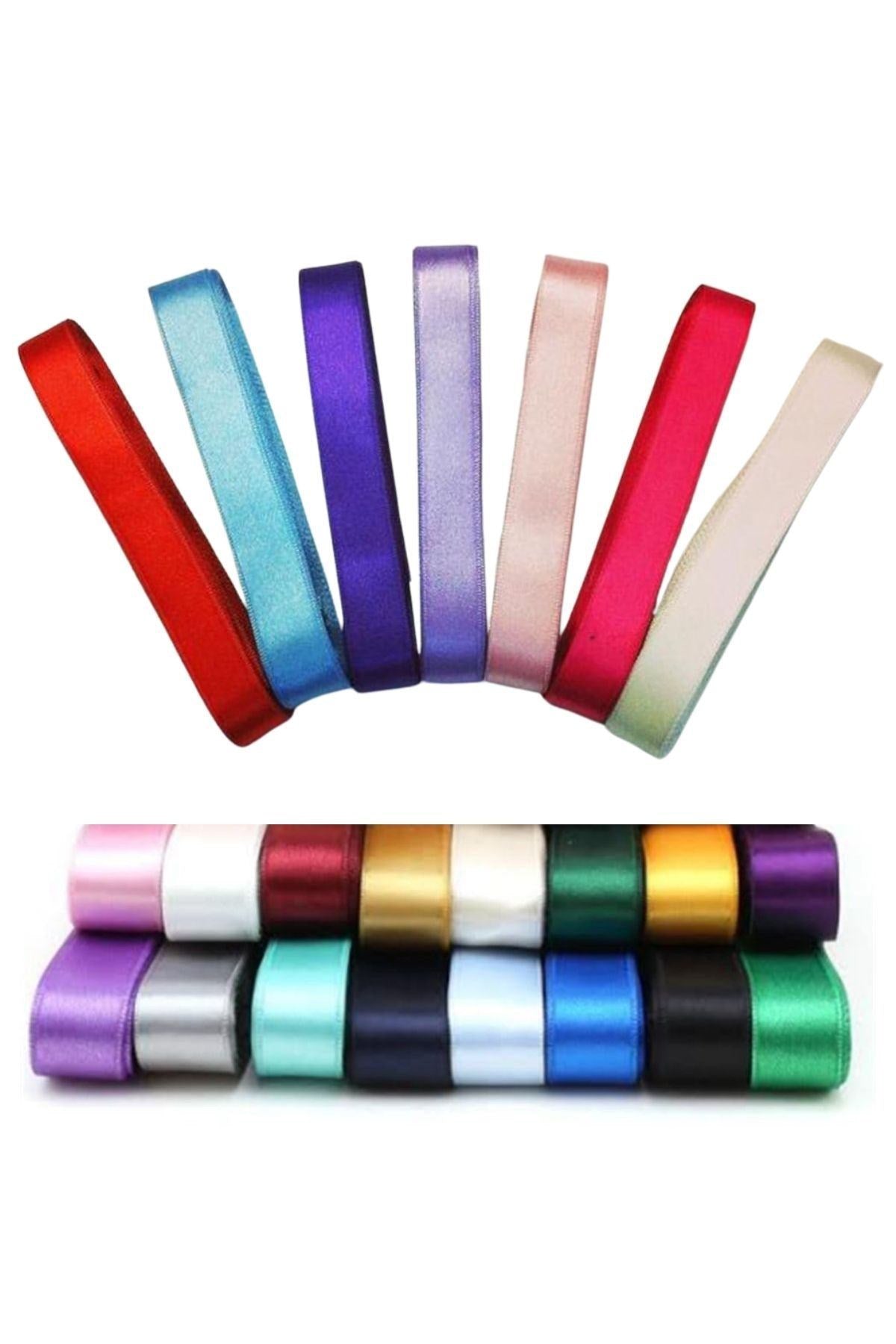 Saten Kurdele 3 cm 10 Metre Bordo