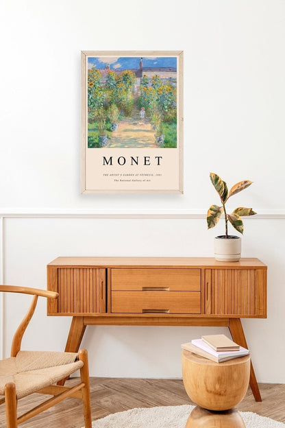 Monet Ahşap Çerçeveli Tablo 17 x 23