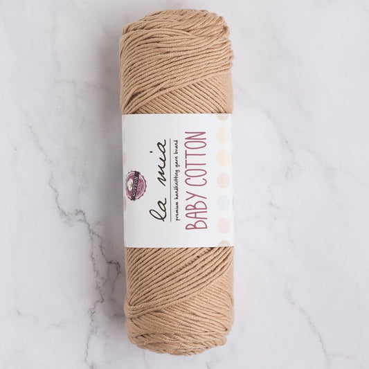 La Mia Baby Cotton Bej El Örgü İpi - L049 - 33627