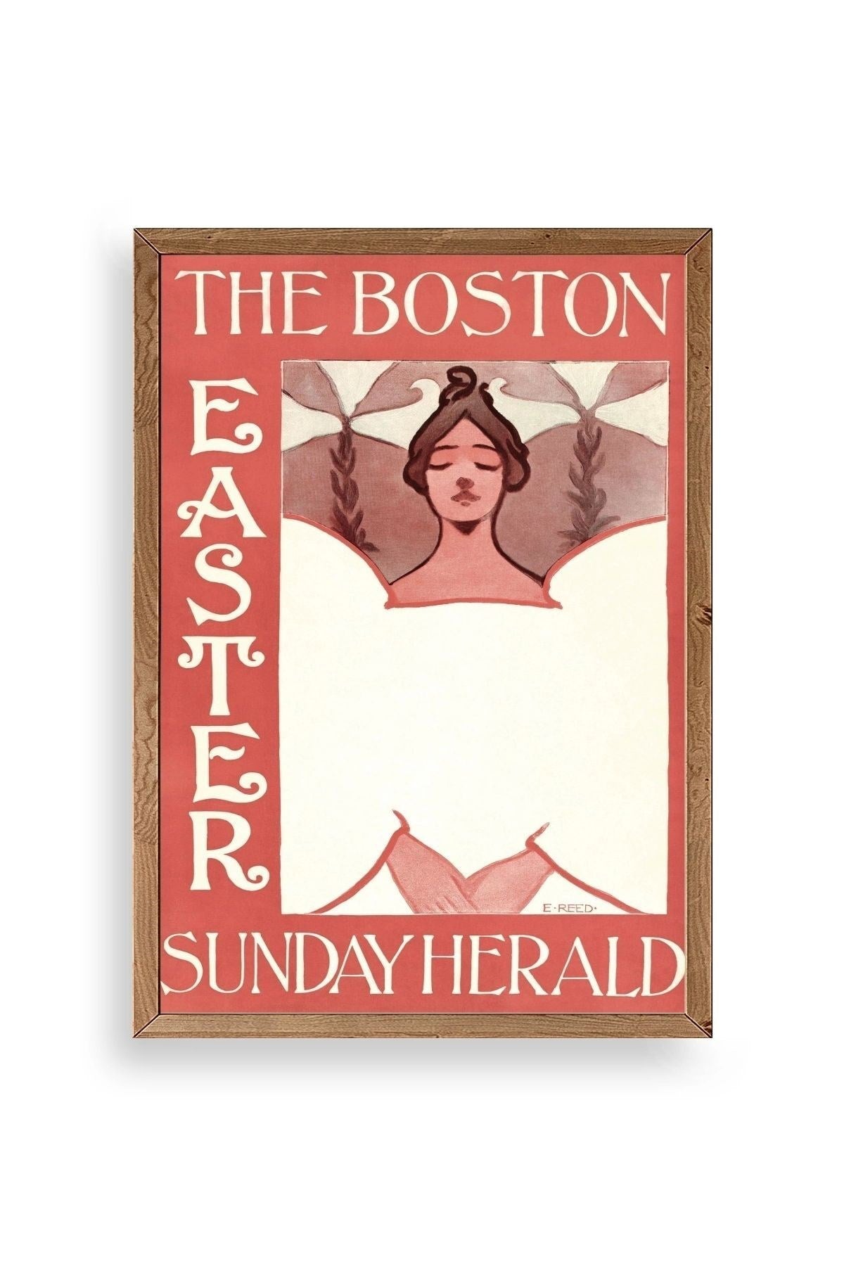 E. Reed Ahşap Çerçeveli Tablo 17 x 23