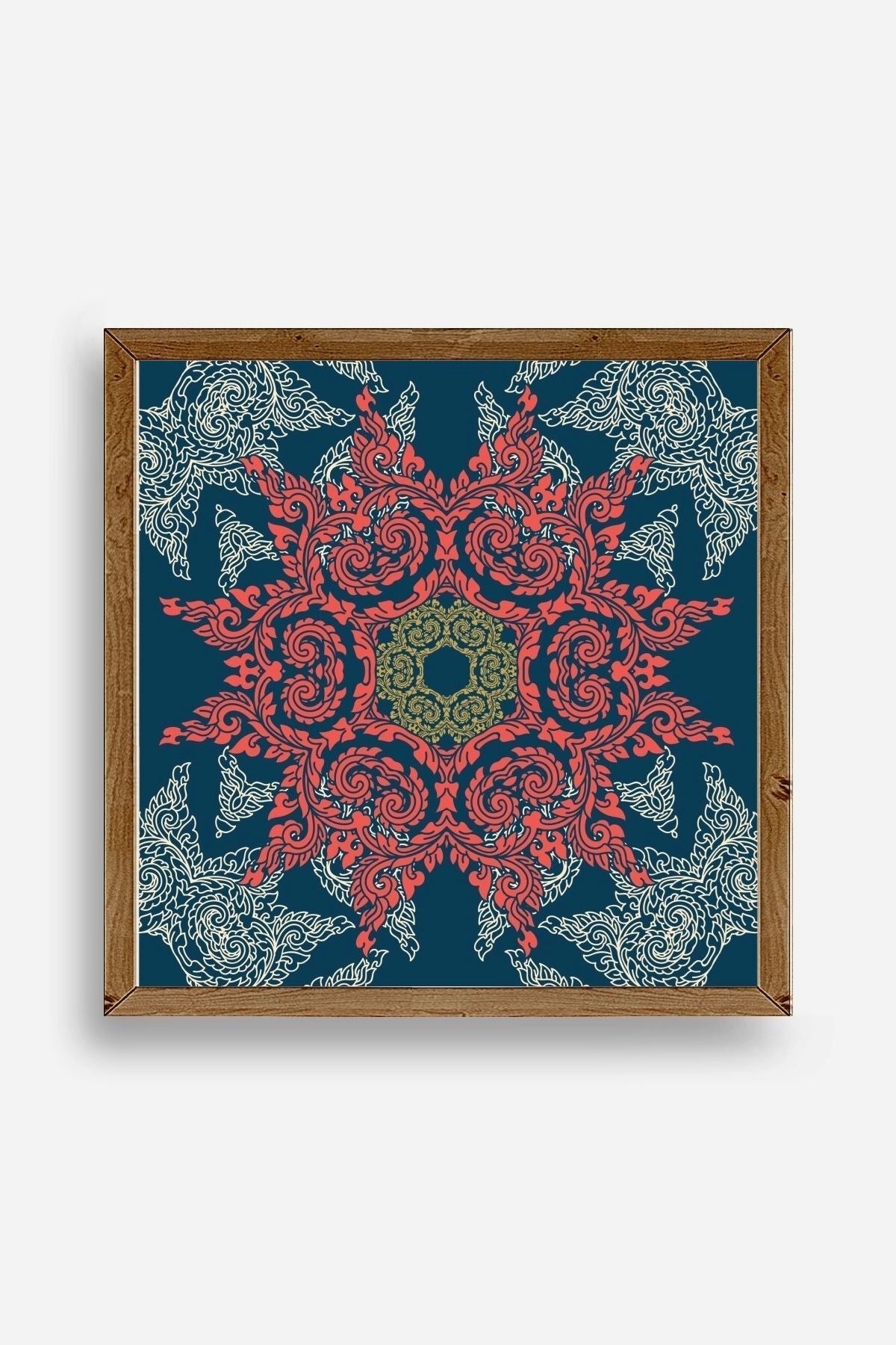 Motif Ahşap Çerçeveli Tablo 50 x 50