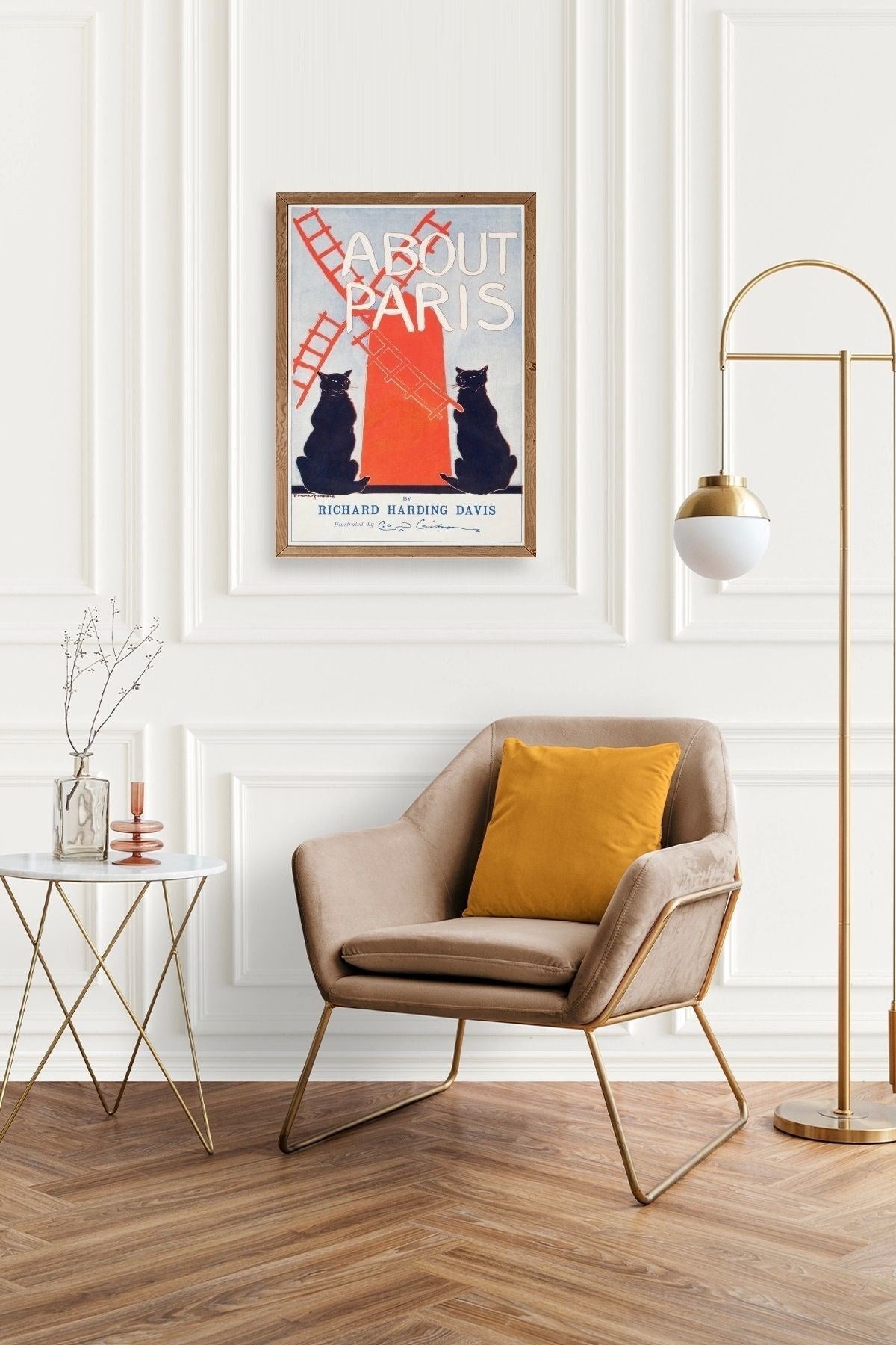 Richard Harding Davis Ahşap Çerçeveli Tablo 50 x 70