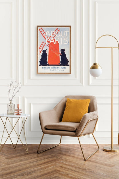 Richard Harding Davis Ahşap Çerçeveli Tablo 50 x 70