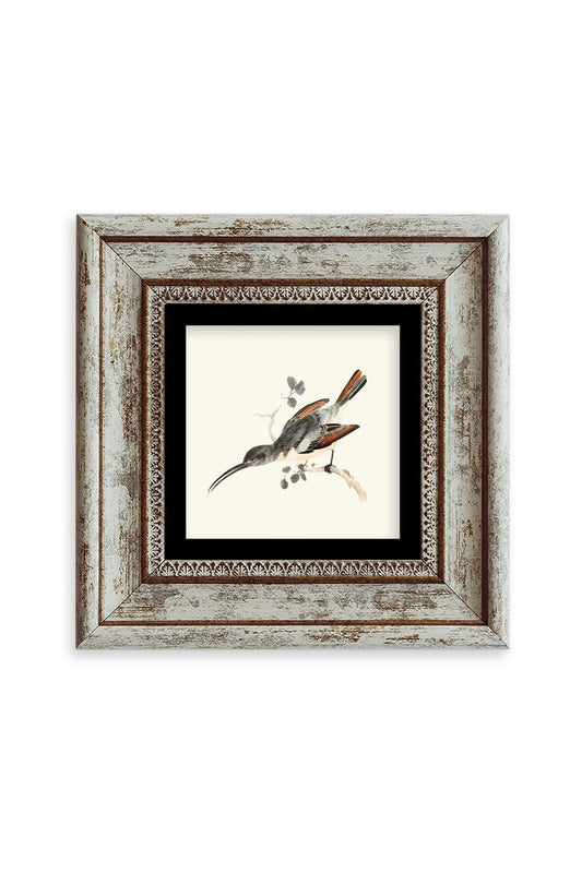 Uzun Gaga Çerçeveli Taş Tablo 20 cm