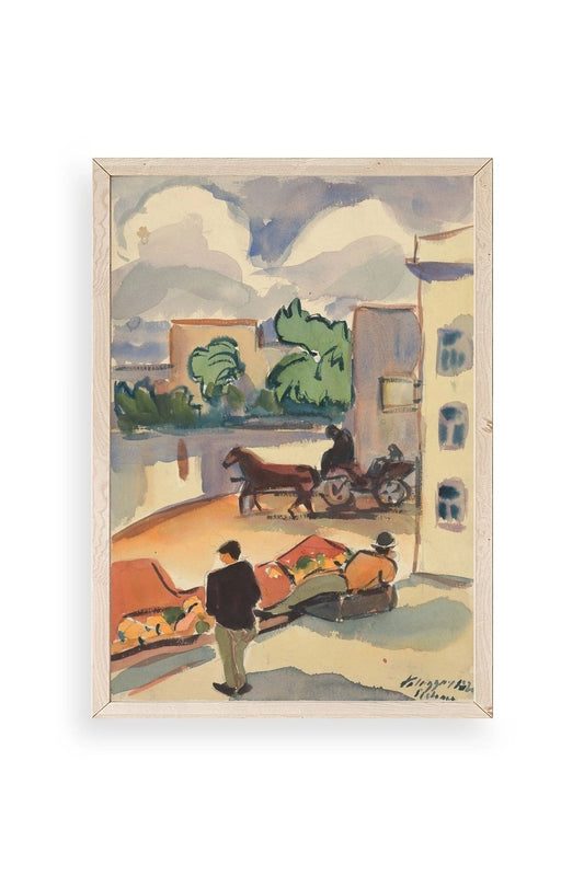 Zolo Palugyay Ahşap Çerçeveli Tablo 50 x 70