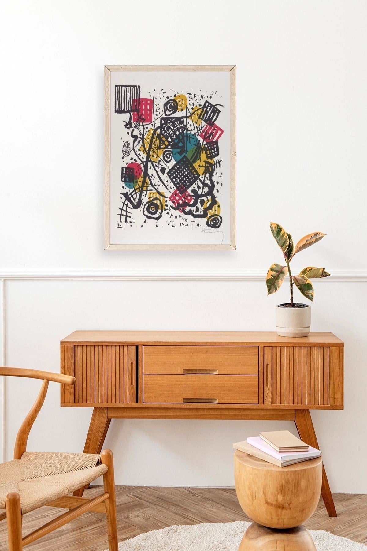 Welten Ahşap Çerçeveli Tablo 30 x 42