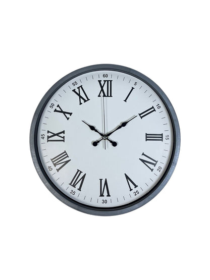 Zentime 36 Cm Gri Dekoratif Duvar Saati