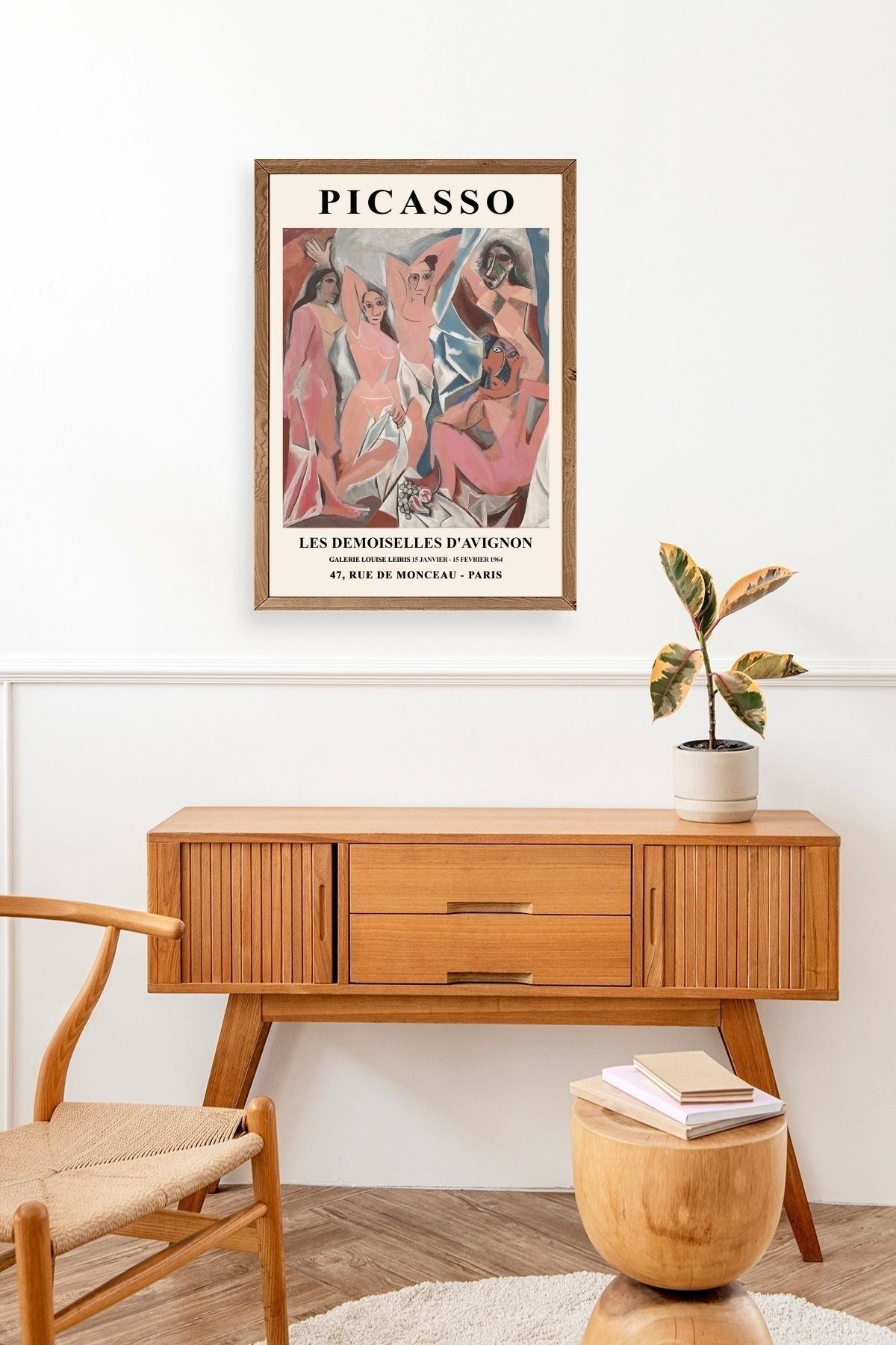 Picasso Ahşap Çerçeveli Tablo 23 x 30