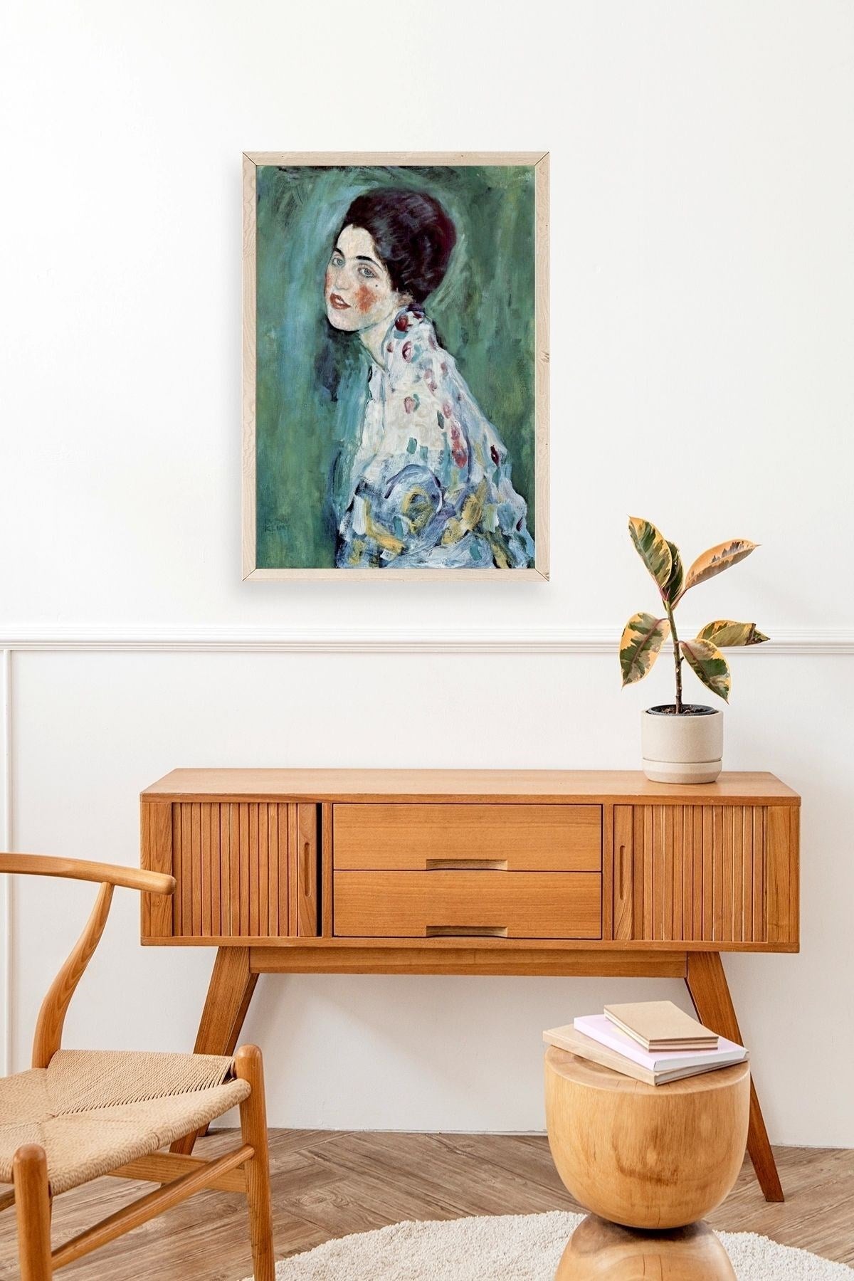 Gustav Klimt Ahşap Çerçeveli Tablo 23 x 30