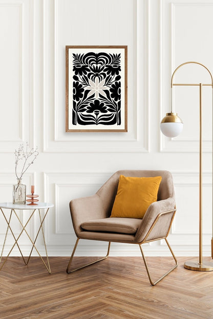 Desen Ahşap Çerçeveli Tablo 50 x 70