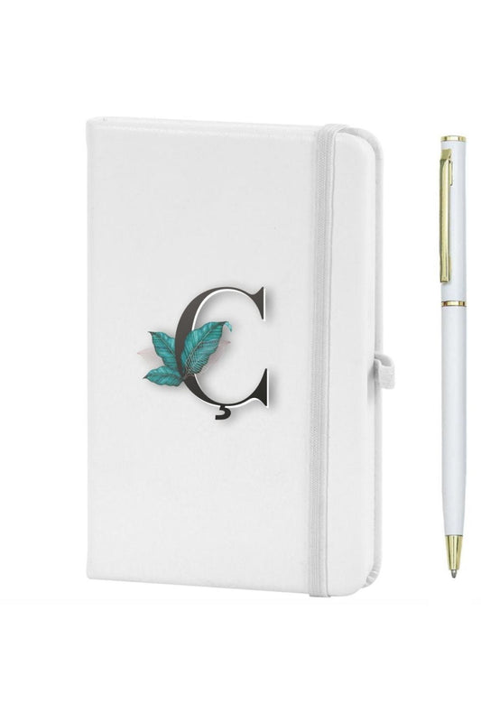 Ç Harfi Çiçek Baskılı Defter