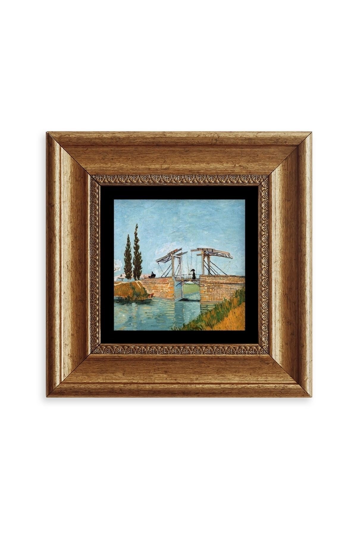 Van Gogh Çerçeveli Taş Tablo 20 cm