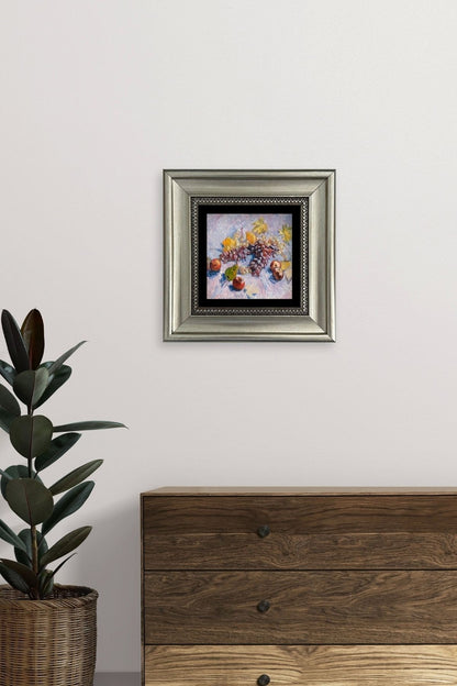 Van Gogh Çerçeveli Taş Tablo 20 cm